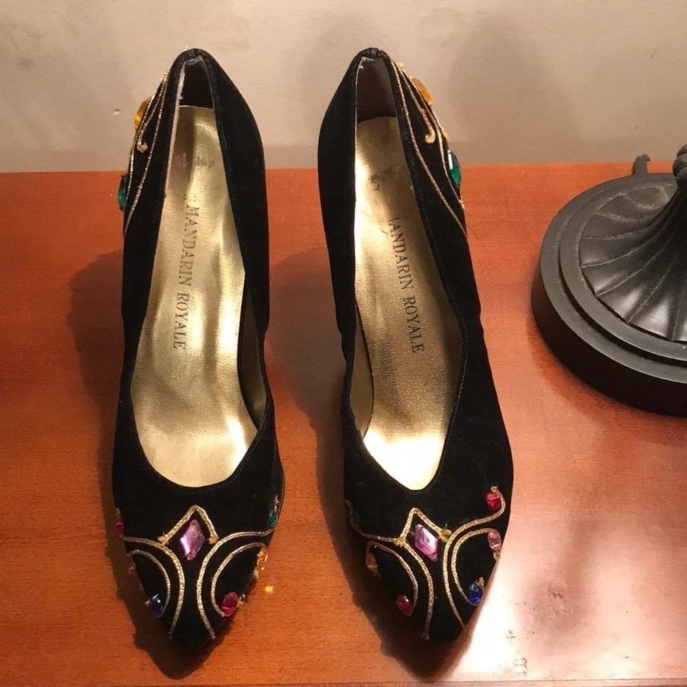Suede Shoes by Mandarin Royale ! So beautiful! Size is not listed on the…